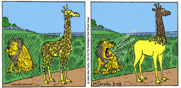 Effrayant lion-humourenvrac